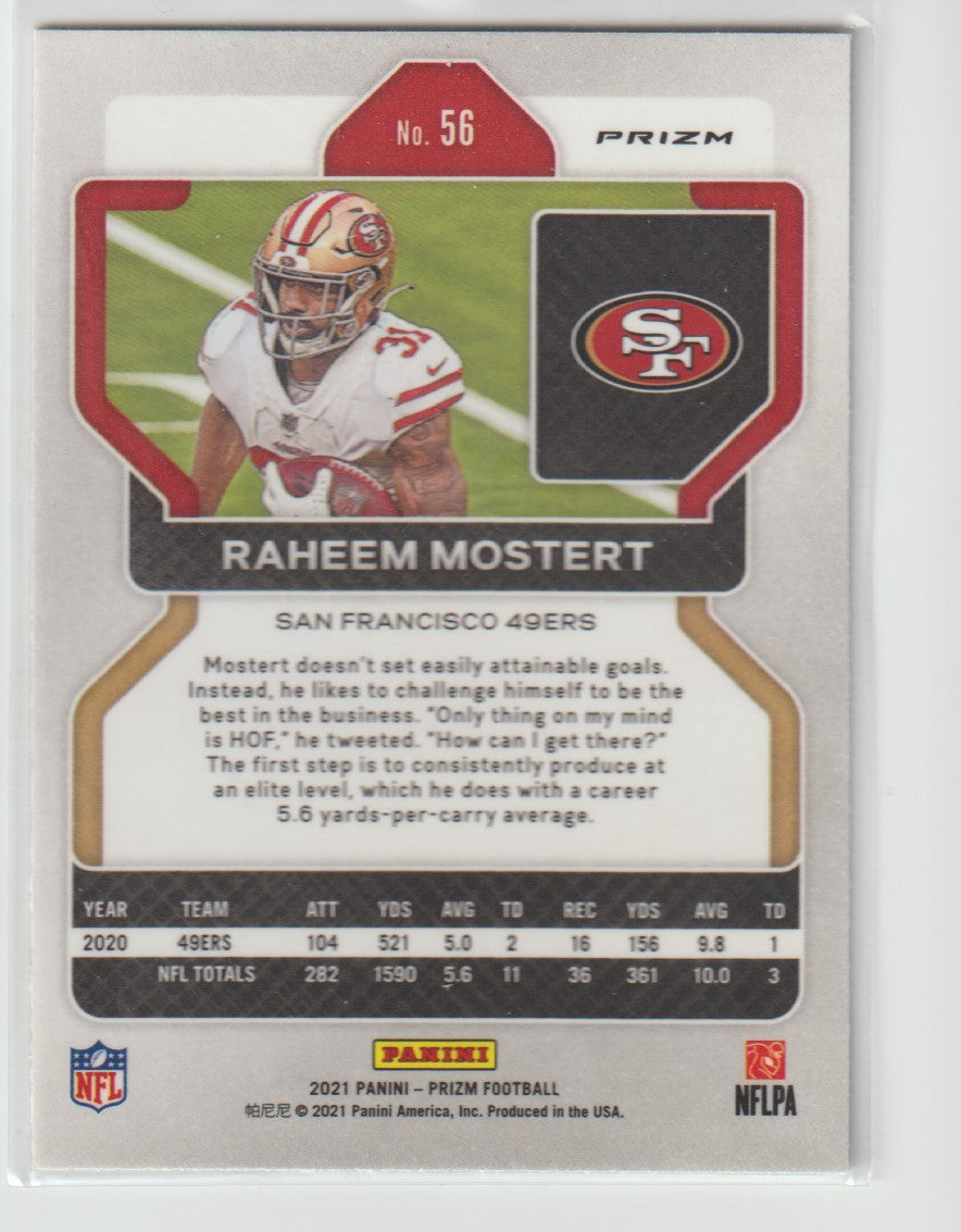056 Raheem Mostert - San Francisco 49ers Green