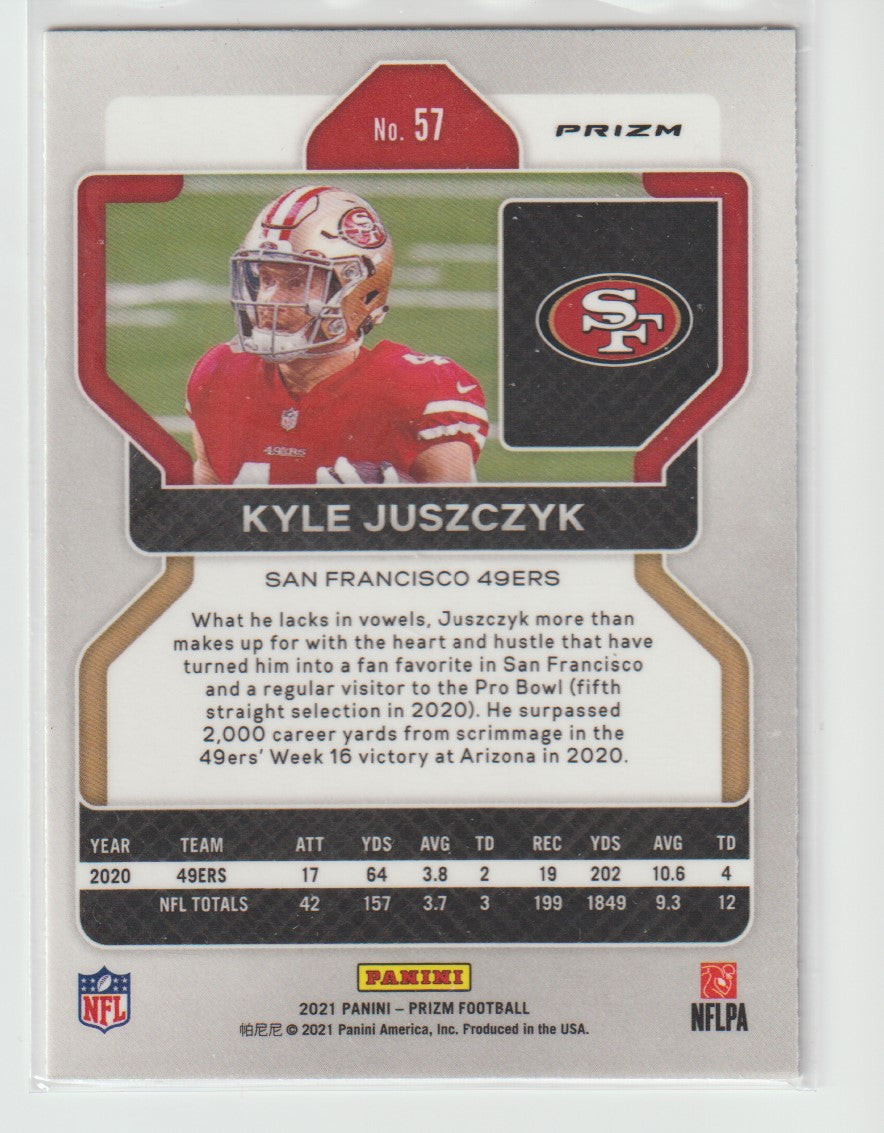 057 Kyle Juszczyk - San Francisco 49ers Red White Blue