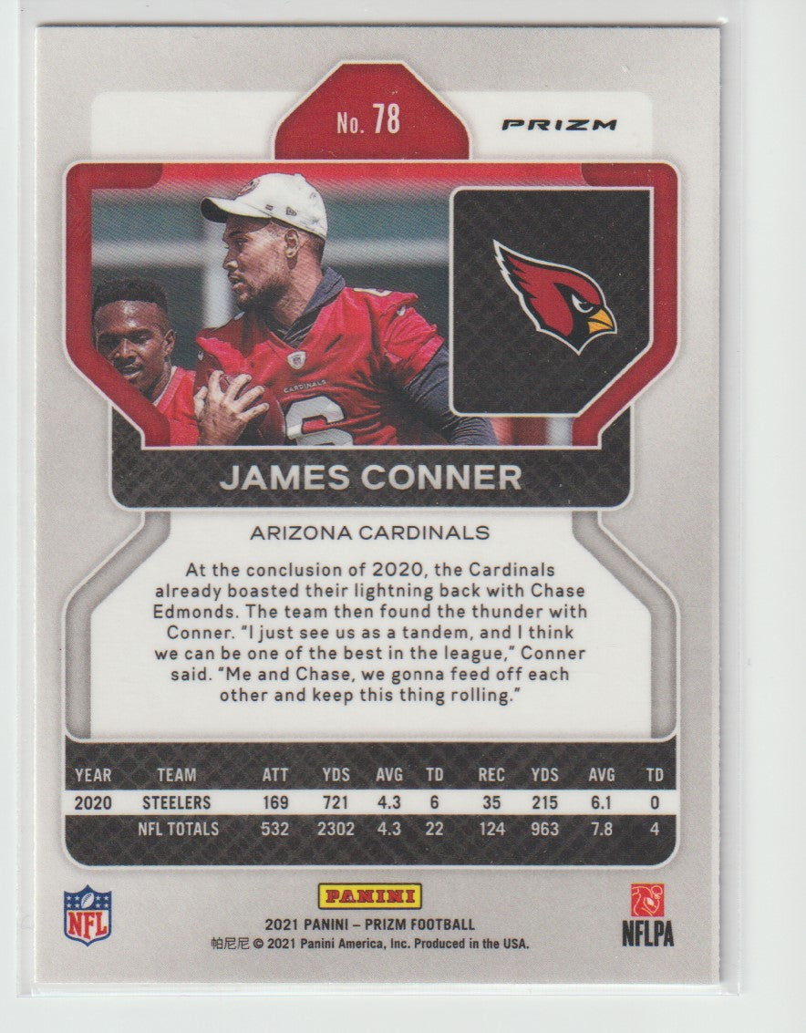 078 James Conner - Arizona Cardinals Red White Blue