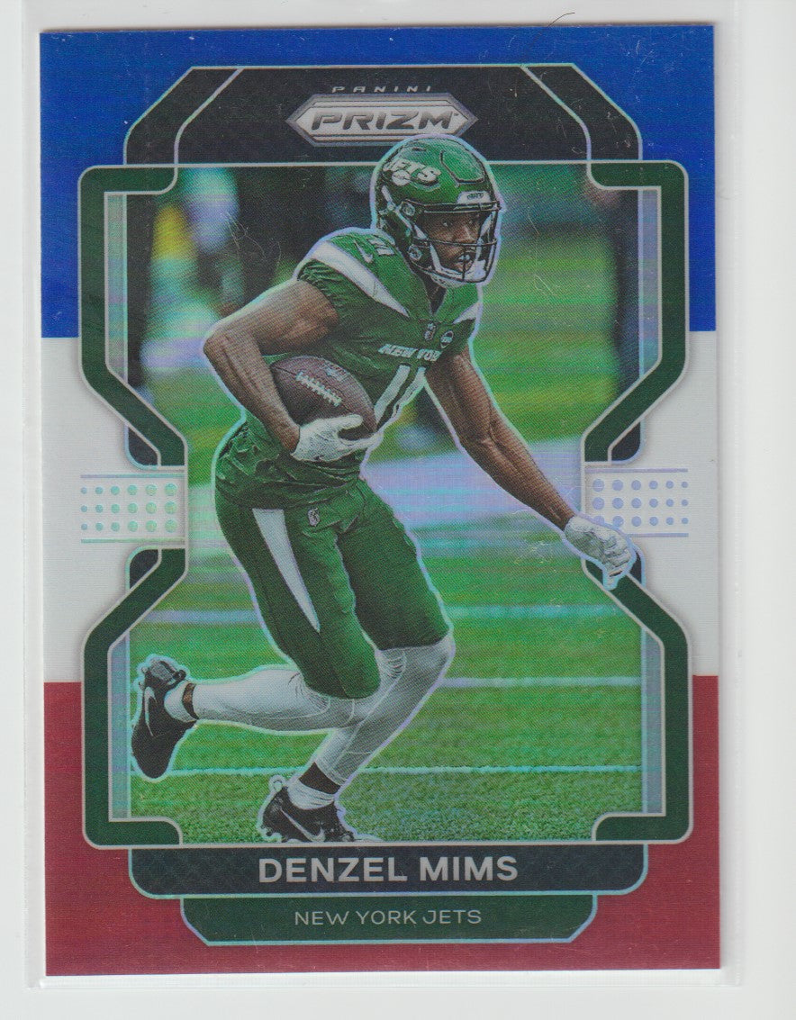 085 Denzel Mims - New York Jets Red White Blue