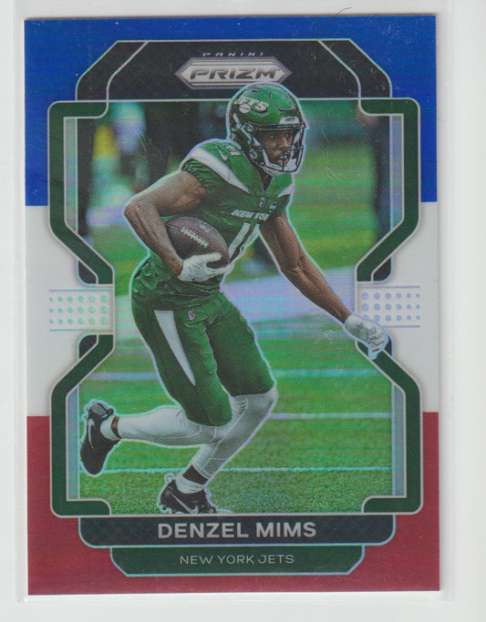 085 Denzel Mims - New York Jets Red White Blue