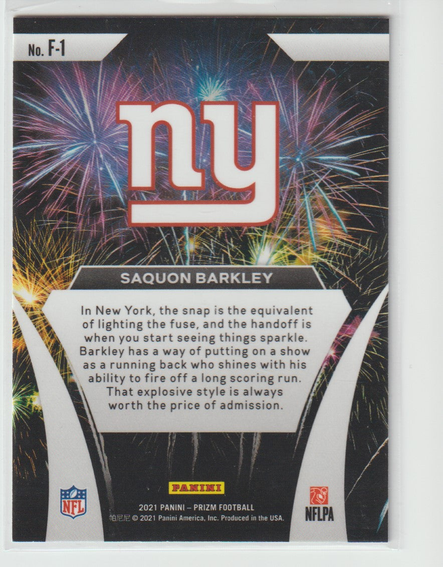 F-1 Saquon Barkley - New York Giants