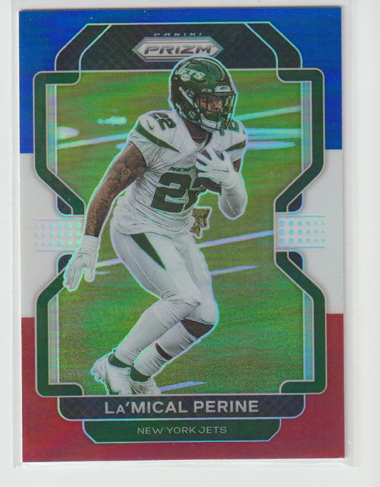 088 La'Mical Perine - New York Jets Red White Blue