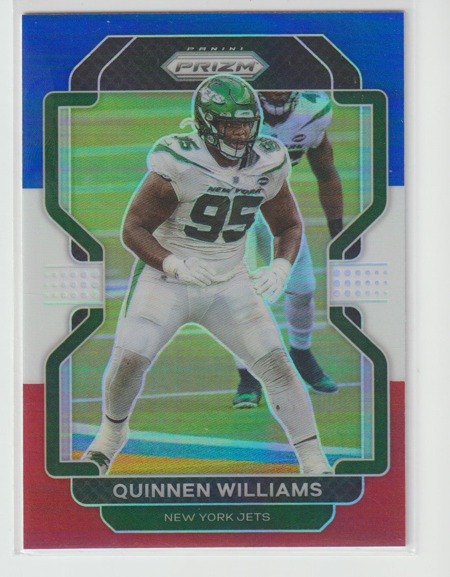 089 Quinnen Williams - New York Jets Red White Blue