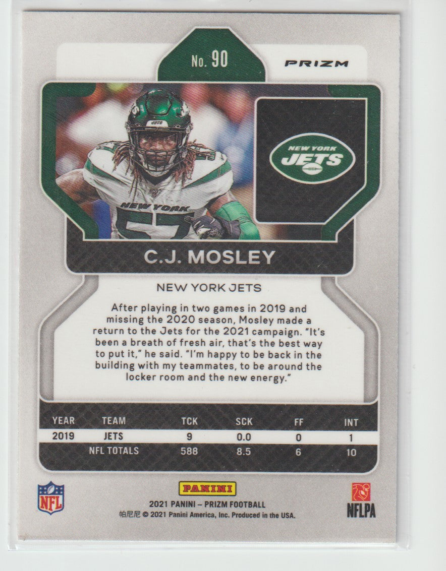 090 C.J. Mosley - New York Jets Silver