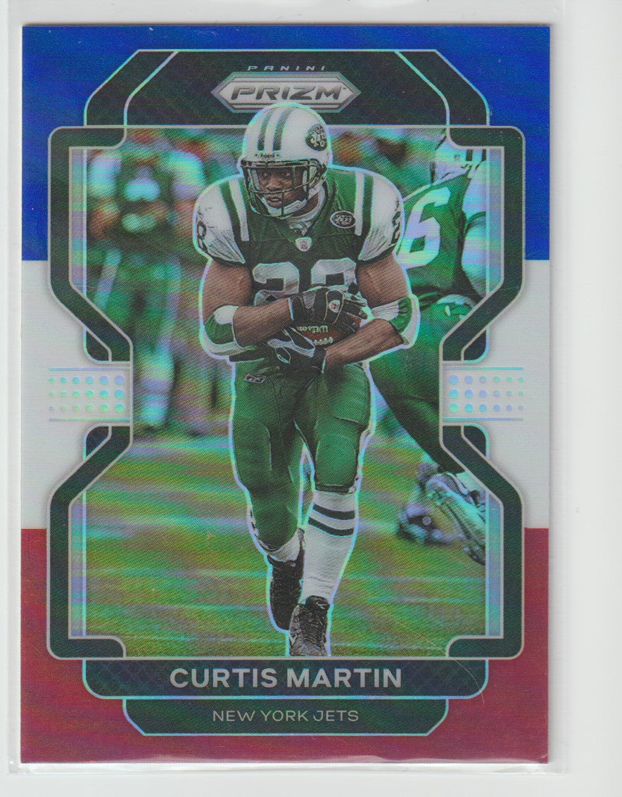 092 Curtis Martin - New York Jets Red White Blue