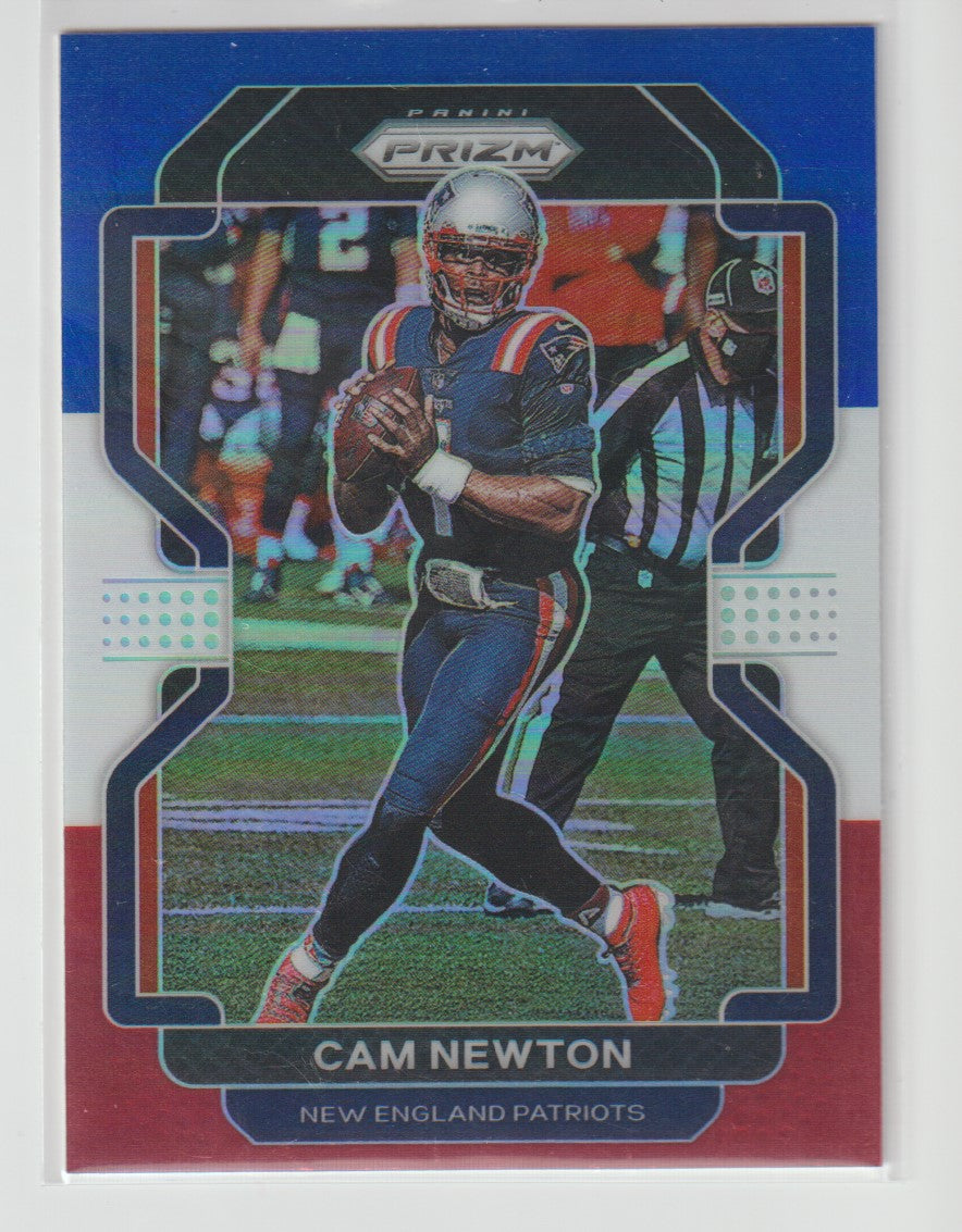 096 Cam Newton - New England Patriots Red White Blue