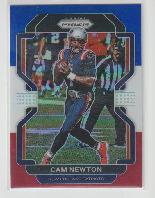 096 Cam Newton - New England Patriots Red White Blue