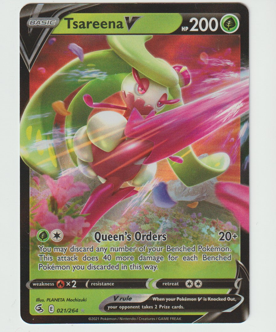 021/264 Tsareena V Holo Rare Full Art