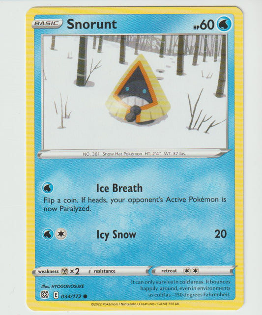 034/172 Snorunt Common