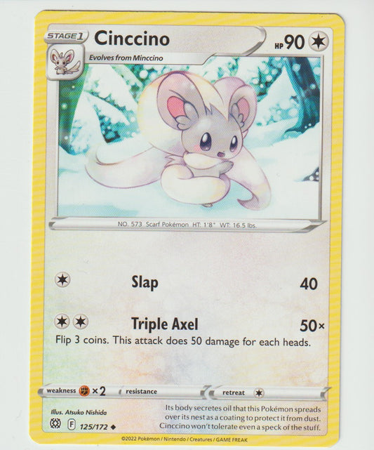 125/172 Cinccino Uncommon