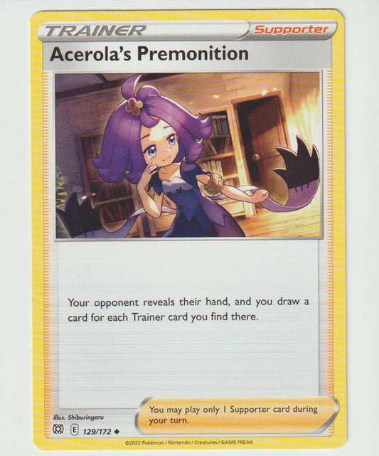 129/172 Acerola’s Premonition Uncommon