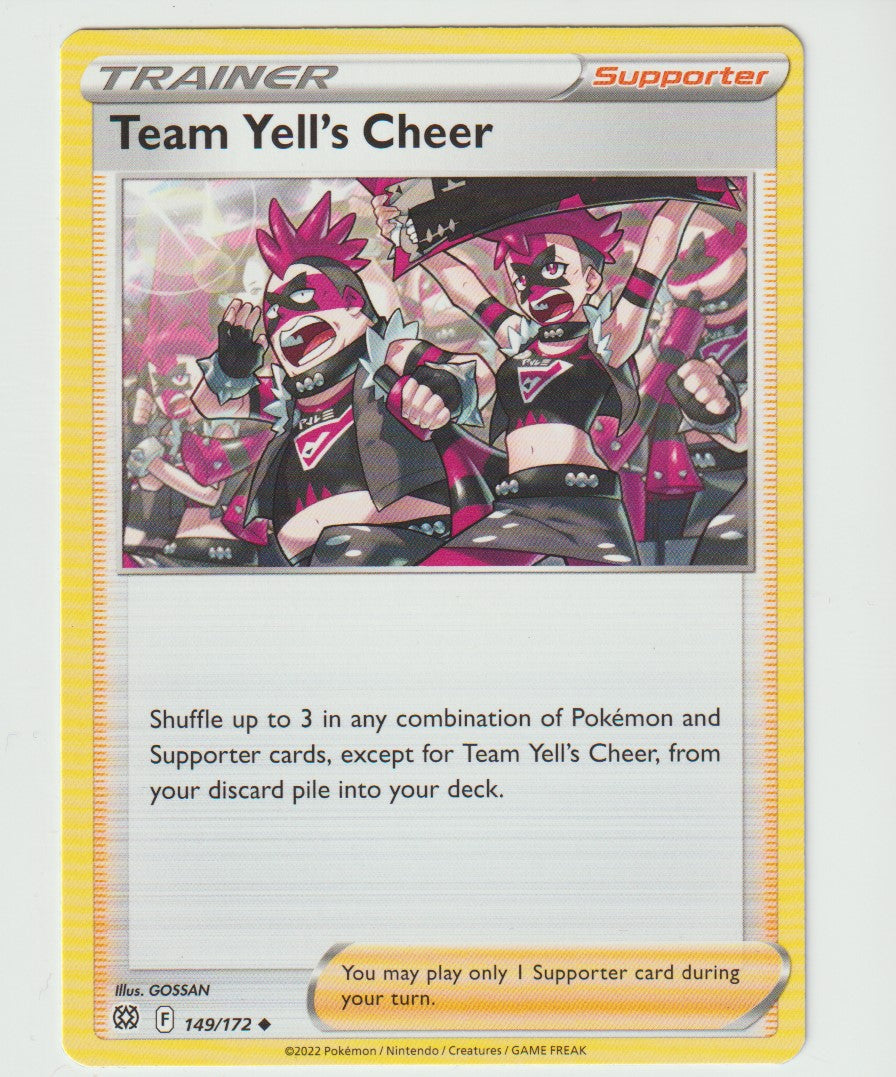 149/172 Team Yell’s Cheer Uncommon