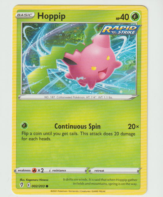 002/203 Rapid Strike Hoppip Common