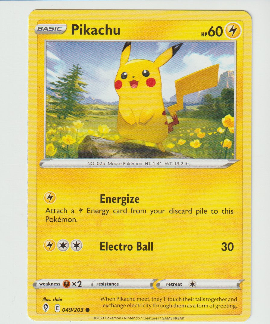 049/203 Pikachu Common