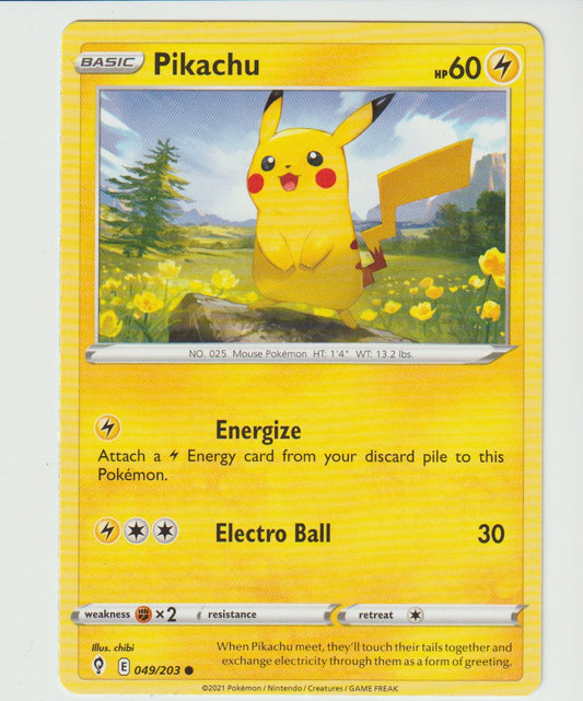 049/203 Pikachu Common