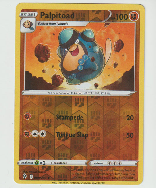 089/203 Palpitoad Uncommon Reverse Holo