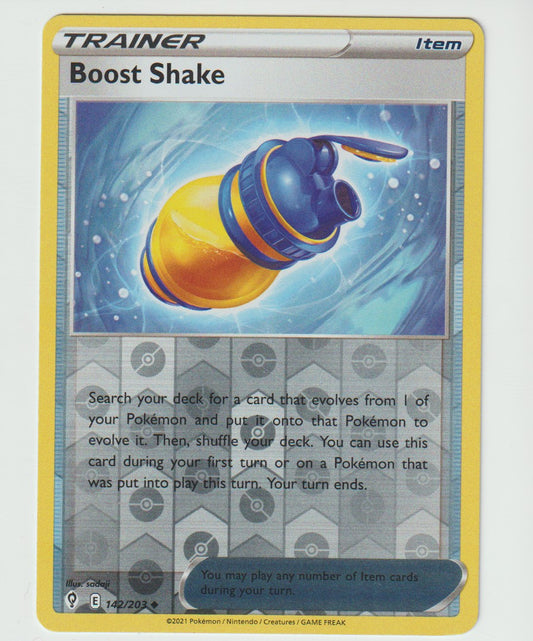 142/203 Boost Shake Uncommon Reverse Holo