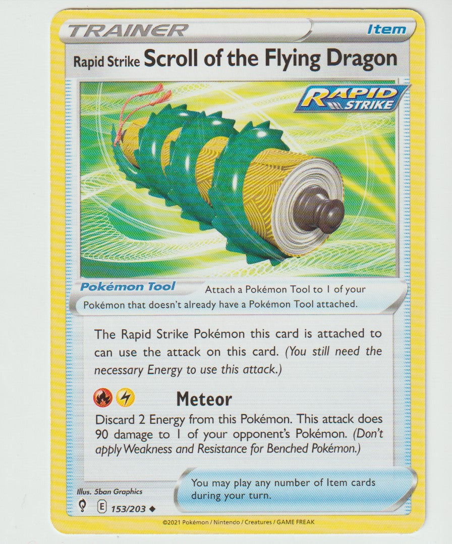 153/203 Rapid Strike Scroll: Flying Dragon Scroll Uncommon