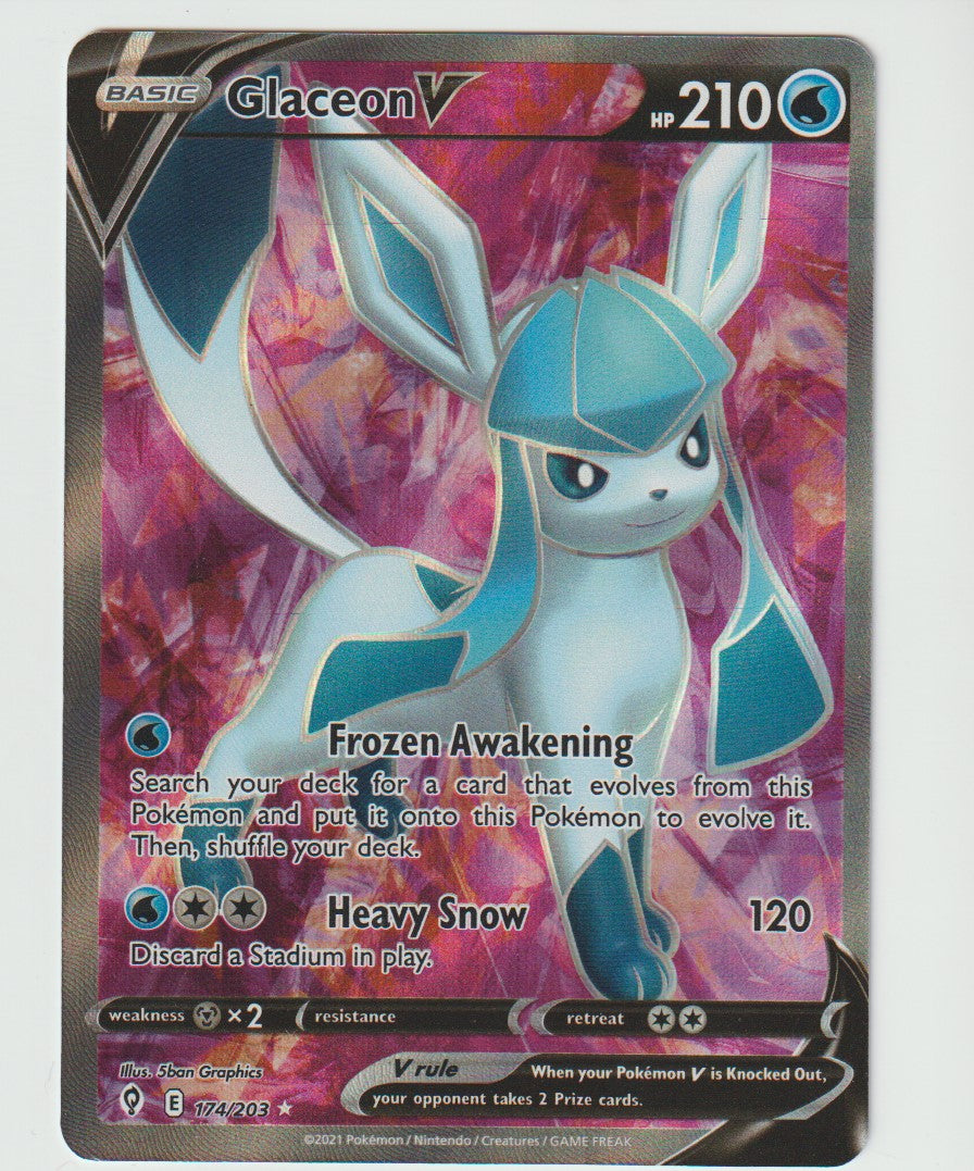 174/203 Glaceon V Ultra Rare