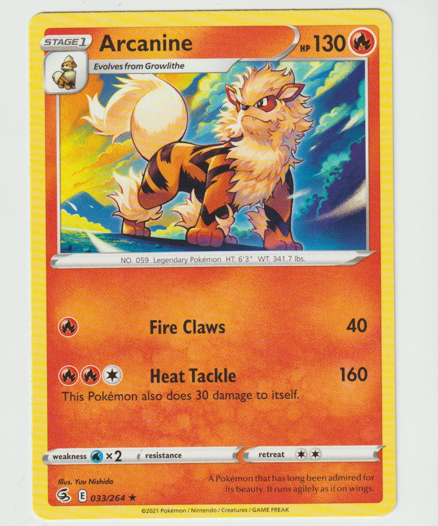 033/264 Arcanine Rare