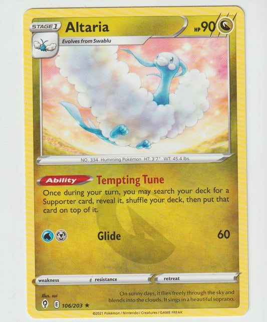 106/203 Altaria Rare