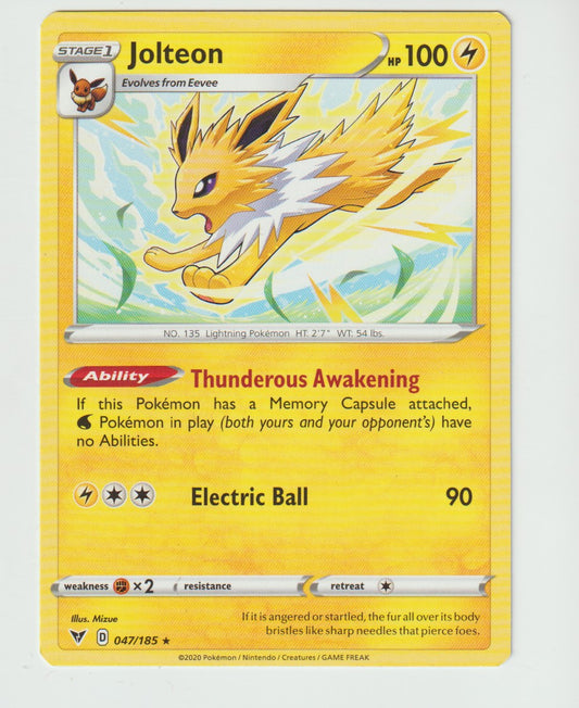 047/185 Jolteon Rare