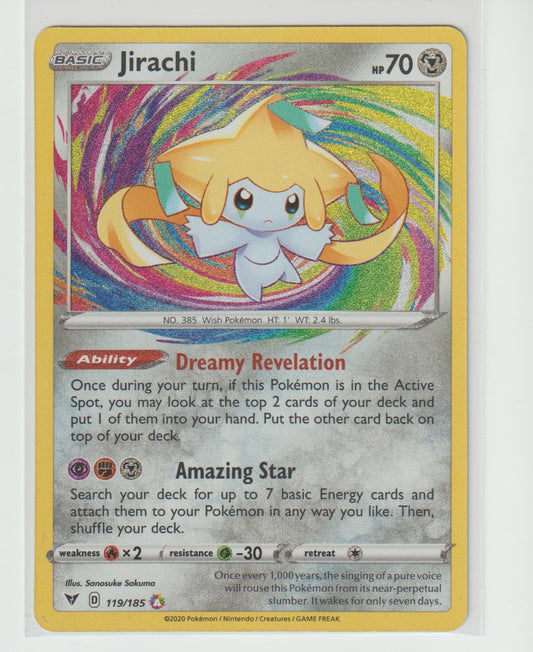 119/185 Jirachi Amazing Rare