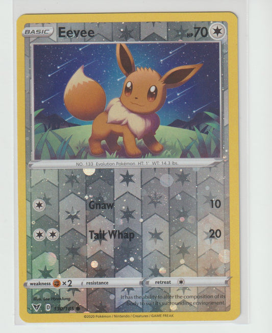 130/185 Eevee Common Reverse Holo Cosmos