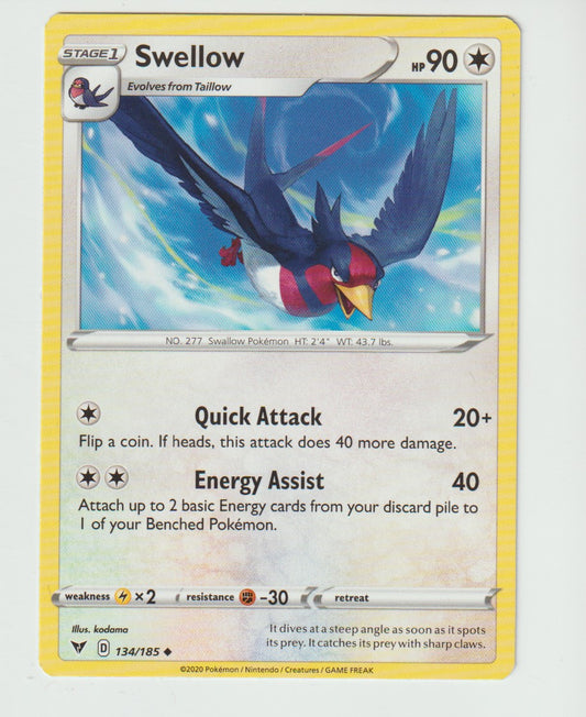 134/185 Swellow Uncommon