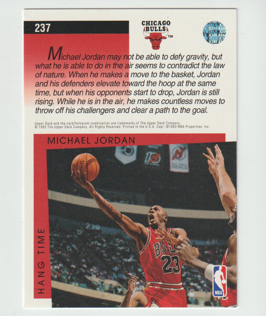237 - Michael Jordan - Chicago Bulls Hang Time