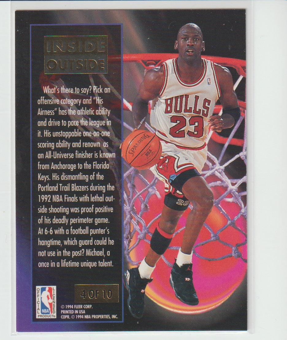 4 of 10 Inside Outside Michael Jordan