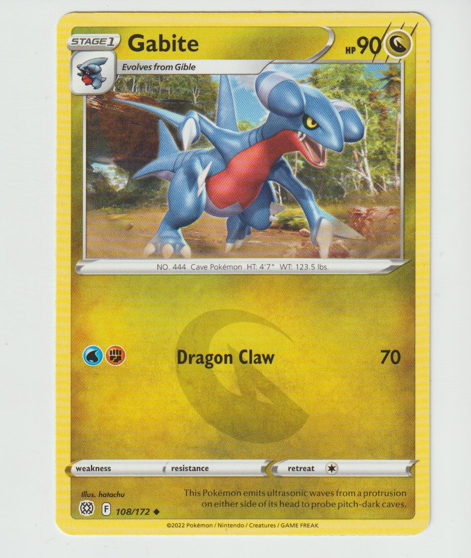108/172 Gabite Uncommon