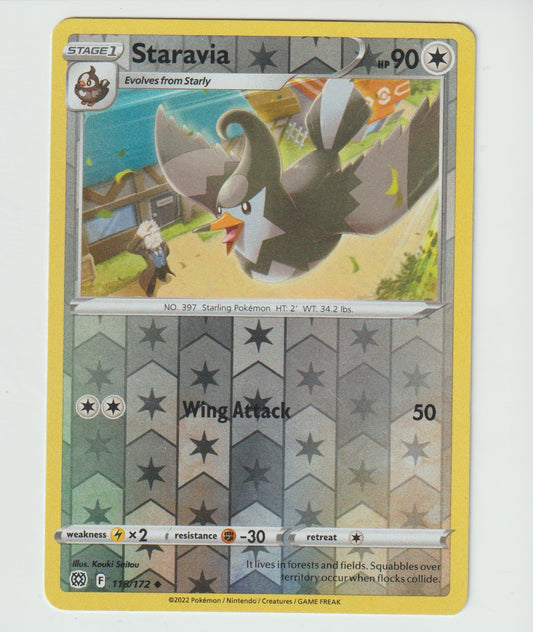 118/172 Staravia Uncommon Reverse Holo