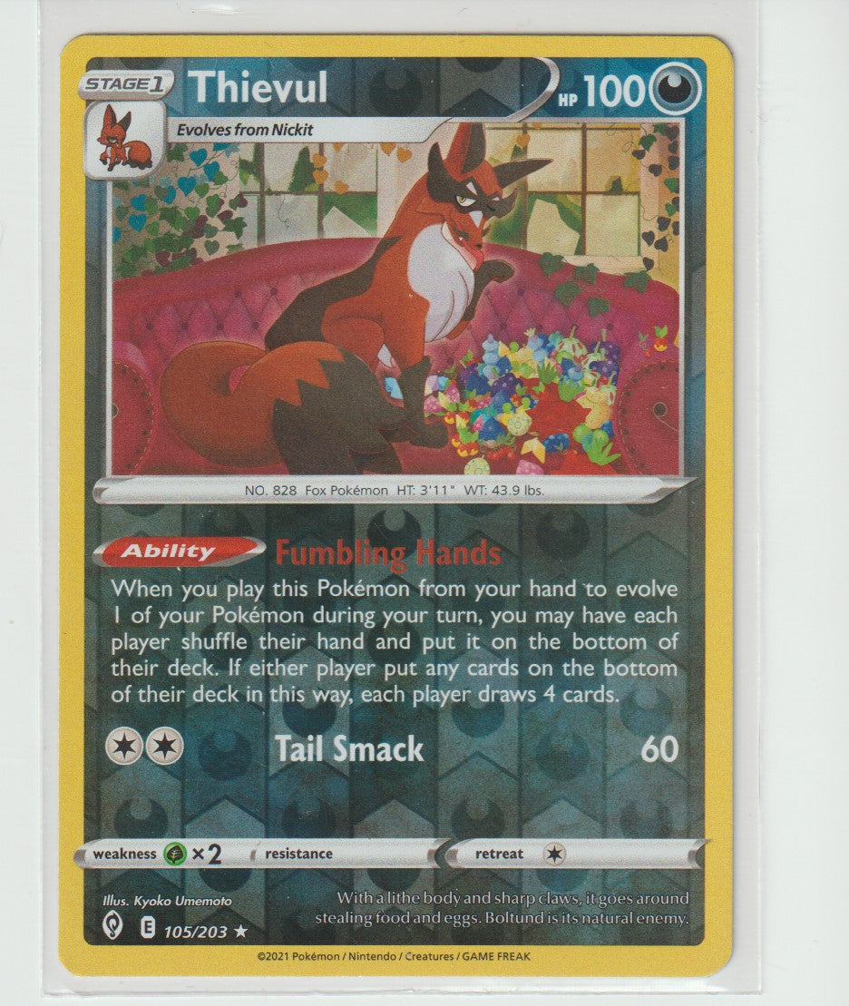 105/203 Thievul Rare Reverse Holo