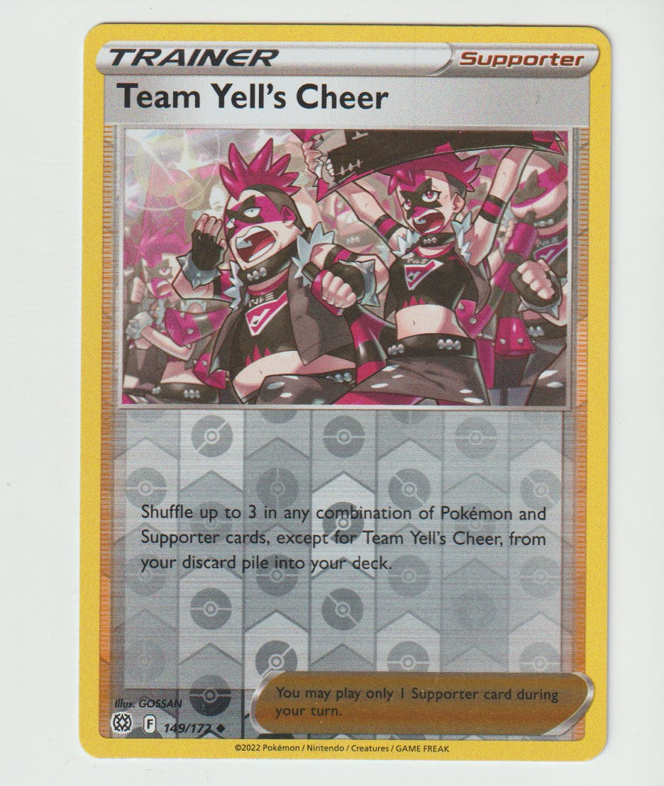 149/172 Team Yell’s Cheer Uncommon Reverse Holo