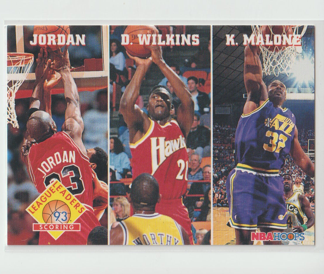 283 League Leaders - Scoring Jordan, Wilkins, Malone