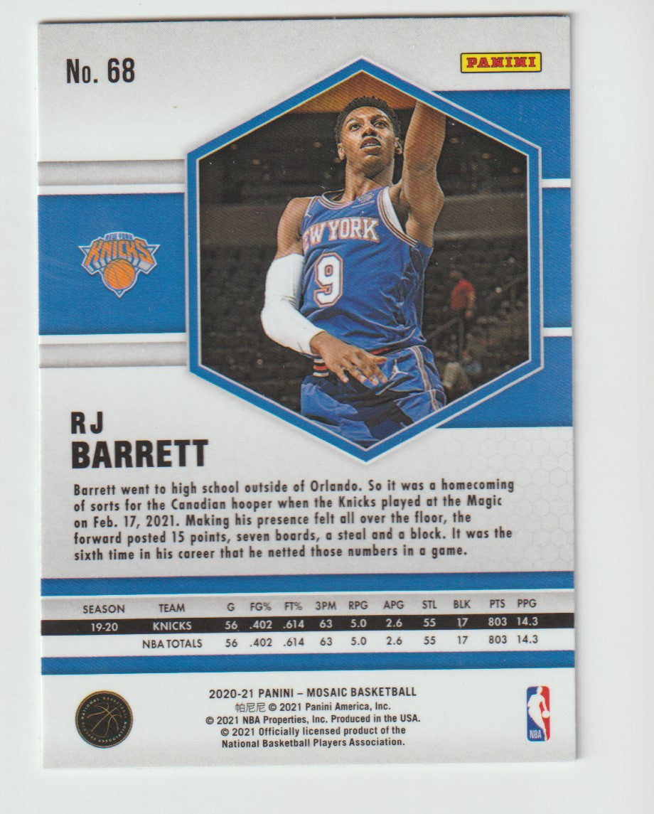 068 RJ Barrett - New York Knicks