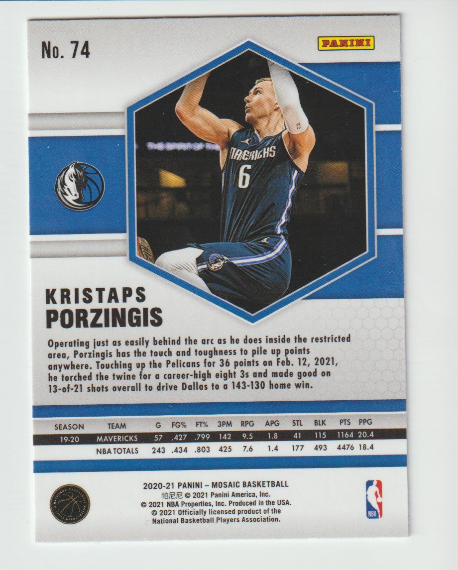 074 Kristaps Porzingis - Dallas Mavericks