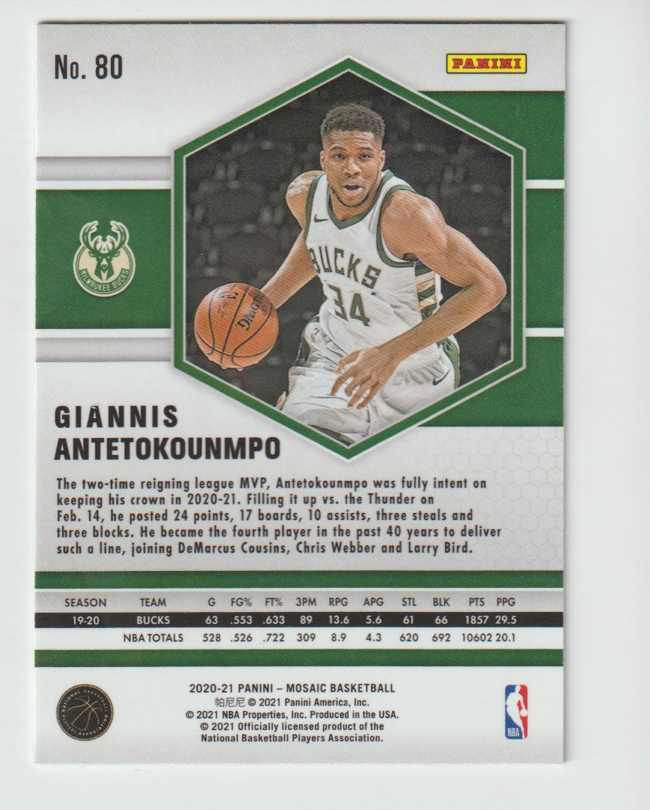 080 Giannis Antetokounmpo - Milwaukee Bucks