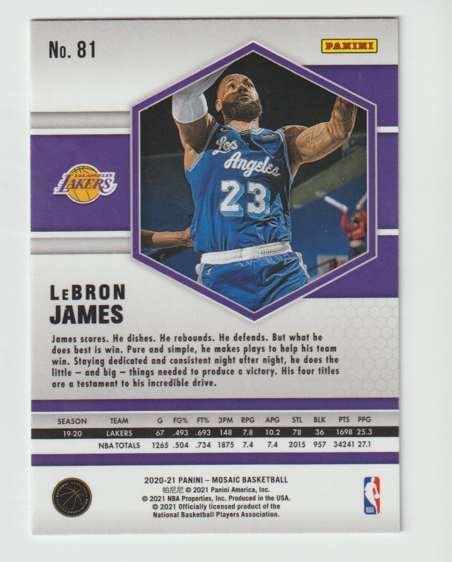 081 LeBron James - Los Angeles Lakers