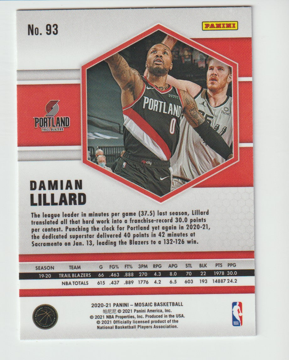 093 Damian Lillard - Portland Trail Blazers