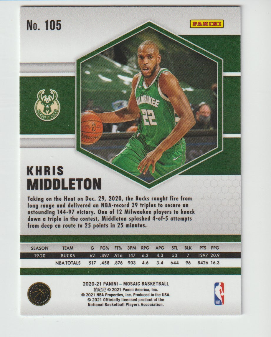 105 Khris Middleton - Milwaukee Bucks