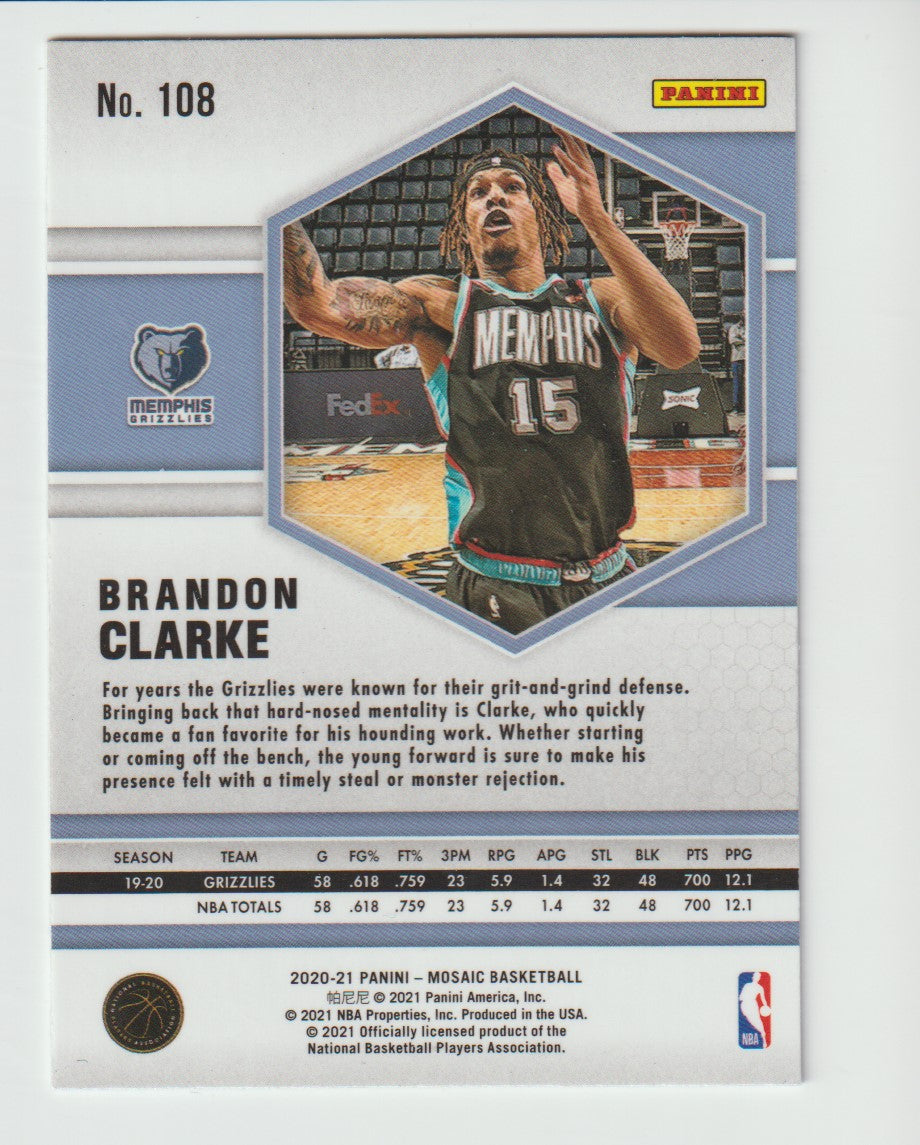 108 Brandon Clarke - Memphis Grizzlies