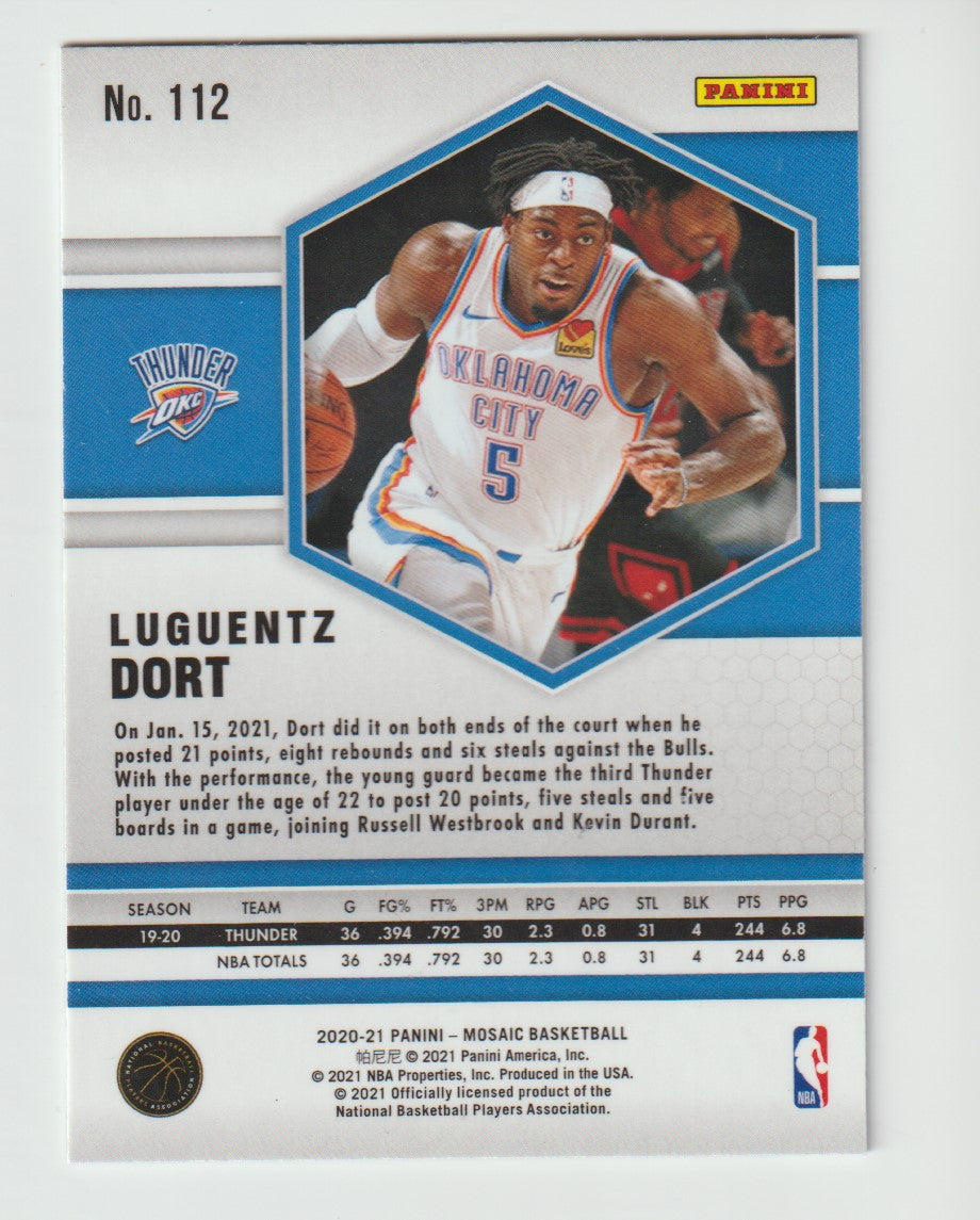 112 Luguentz Dort - Oklahoma City Thunder