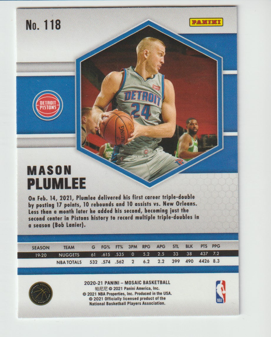 118 Mason Plumlee - Detroit Pistons