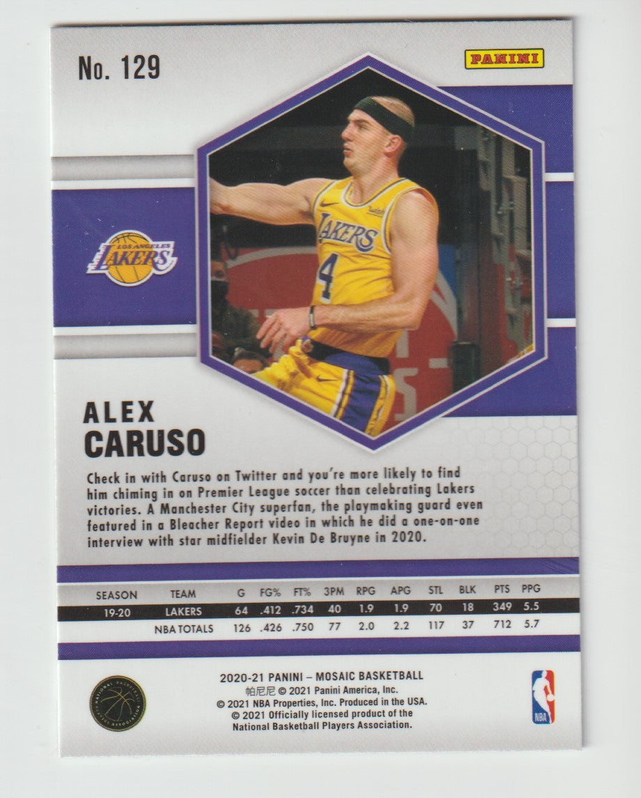 129 Alex Caruso - Los Angeles Lakers