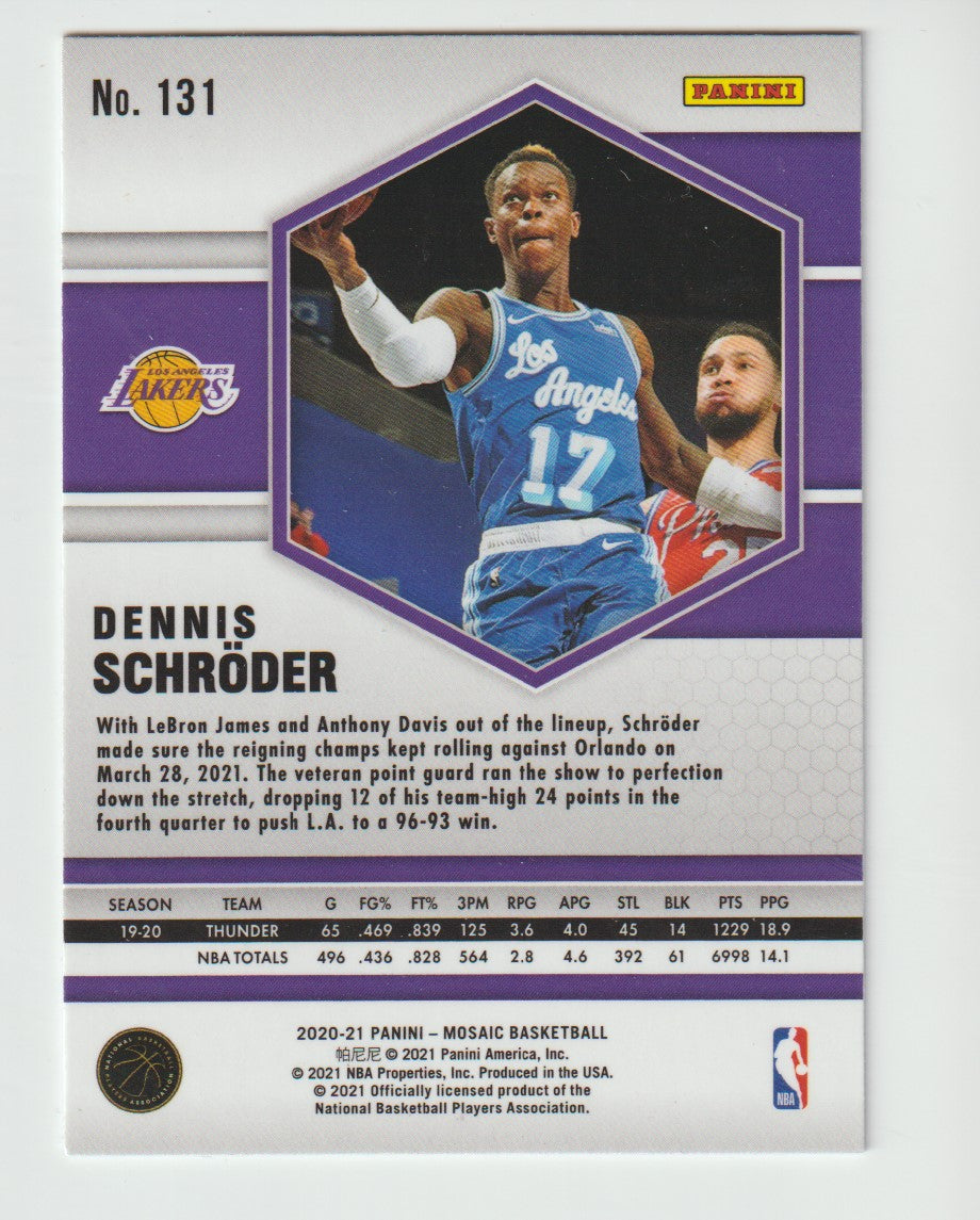 131 Dennis Schroder - Los Angeles Lakers