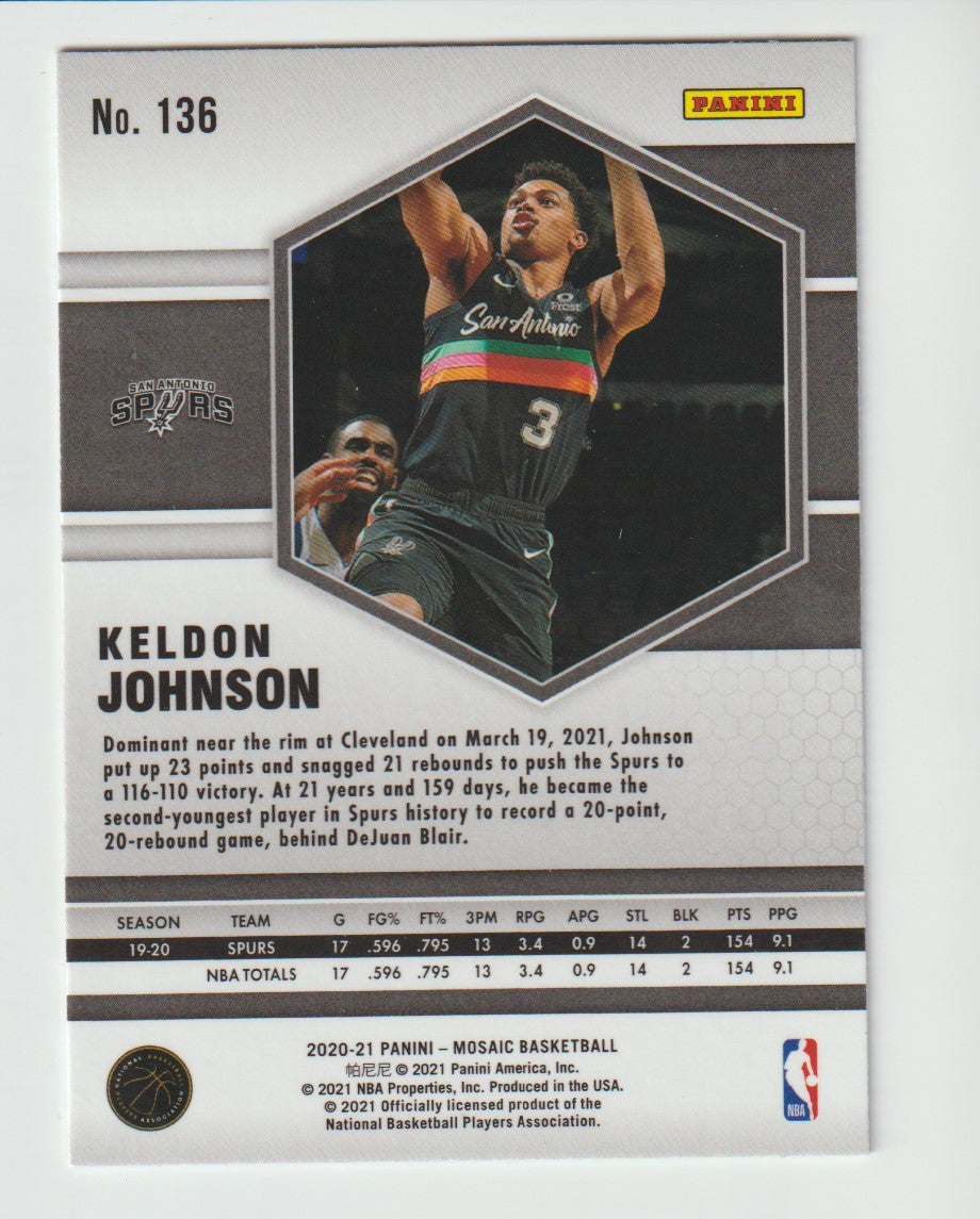 136 Keldon Johnson - San Antonio Spurs