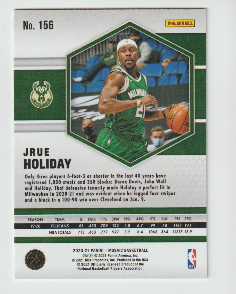 156 Jrue Holiday - Milwaukee Bucks